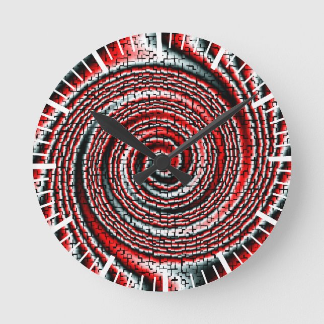 Horloge Ronde cubes cool tridimensionnels super tourbillon (Recto)