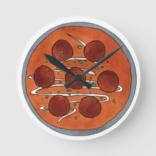 Horloge Ronde Cuisine indienne Malai Kofta Plat végétarien