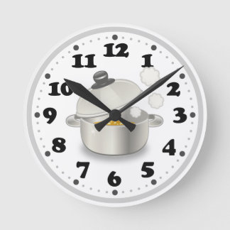 Horloge Ronde Cuisine mignonne