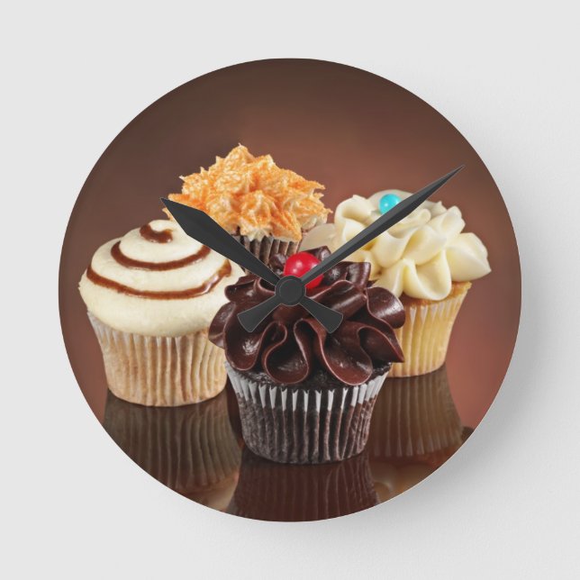 Horloge Ronde cupcake (Recto)