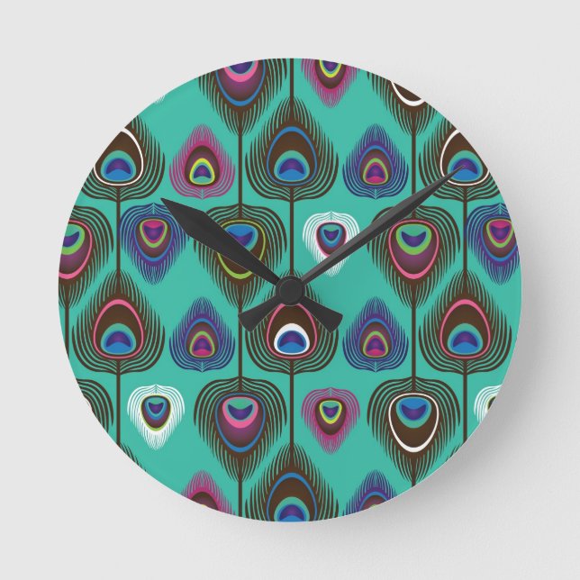 Horloge Ronde cupeacock feat (Recto)