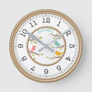 Horloge Ronde Custom Baby / Boy / Girl Decoration