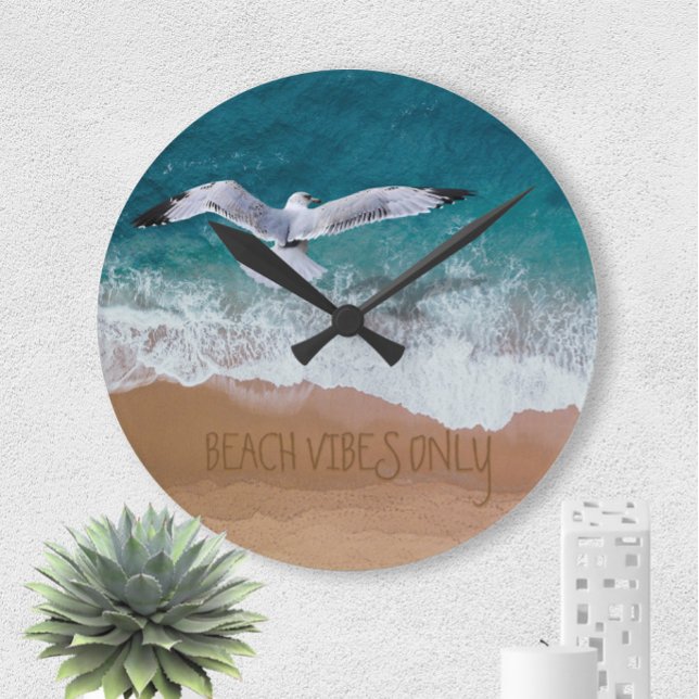 Horloge Ronde Custom Beach (Créateur téléchargé)