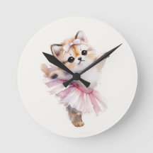 Cute Cat Ballerina Nursery Door Sign Personalized