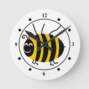 Horloge Ronde Cute Ladybug
