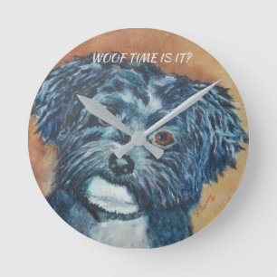 HORLOGE RONDE CUTIE NOIR HAVANAIS