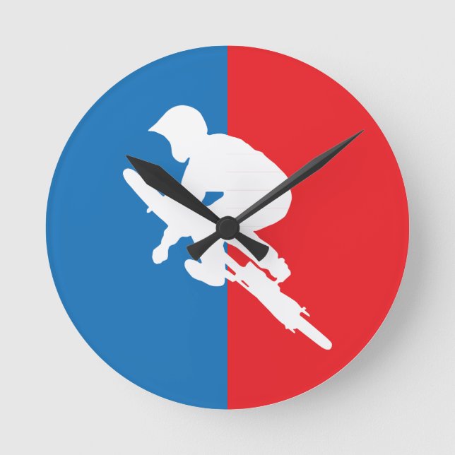 Horloge Ronde Cycling - Cyclist - Bike - BMX - Sport (Recto)