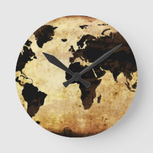 Horloge Ronde d-world map