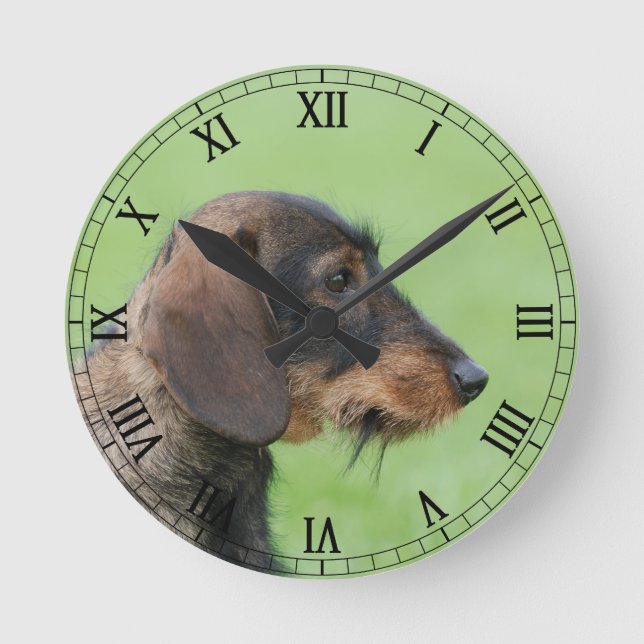 Horloge Ronde Dachshund (Recto)