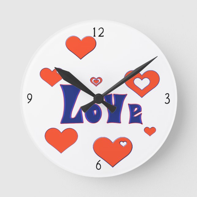 Horloge ronde d'amour (Recto)