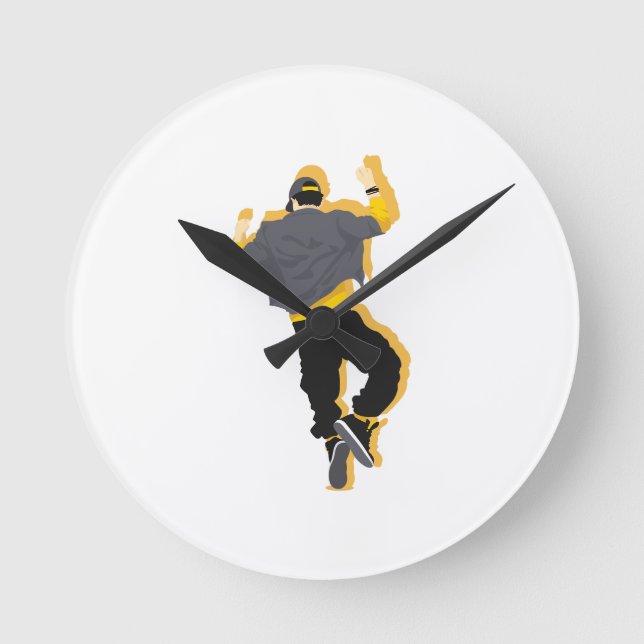 Horloge Ronde Danse avec moi (Recto)