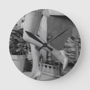 Horloge Ronde Danse de femme