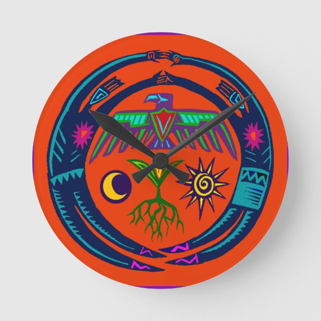 Horloge Ronde Danse de pluie (Recto)