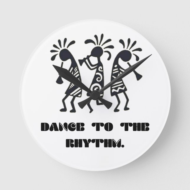 Horloge Ronde danse sur le chemin (Recto)