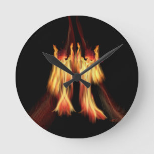 Horloge Ronde Danseurs