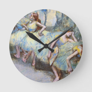 Horloge Ronde Danseurs de ballet Degas Impressionniste