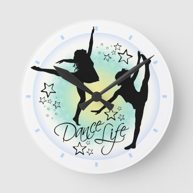 Horloge Ronde Danseuse, Vie de danse (Recto)