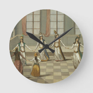 Horloge Ronde Dansez dont est à la mode avec les femmes grecque