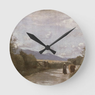 Horloge Ronde Dardagny, matin, c.1853 (huile sur la toile)
