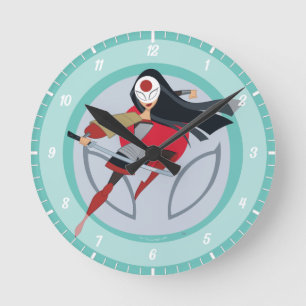 Horloge Ronde DC Super Hero Girls Katana