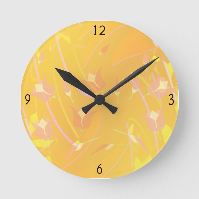 Horloge ronde de crapaud turc (Recto)