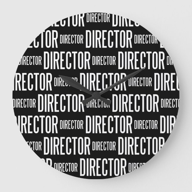Horloge ronde de directeur grande (Recto)