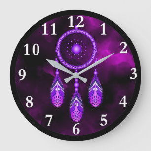Horloge ronde de Dream Catcher