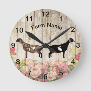 Horloge ronde de la ferme laitière Nubienne perso