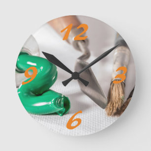 Horloge ronde de l'artiste