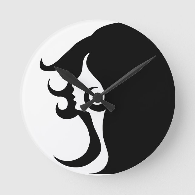 Horloge Ronde Deco mod woman (Recto)