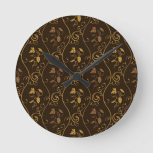 Horloge Ronde Décor de raisins
