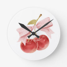 Décoration de chambre de fille aux cerises, Rose C