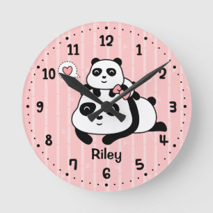 Horloge Ronde Décoration de chambre de nursery pour enfants avec