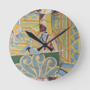 Horloge Ronde Décoration de mosaïque