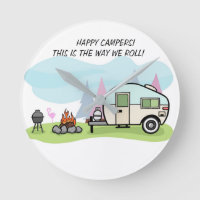 DÉCORATION DE TERRAIN DE CAMPING DE CAMPEURS