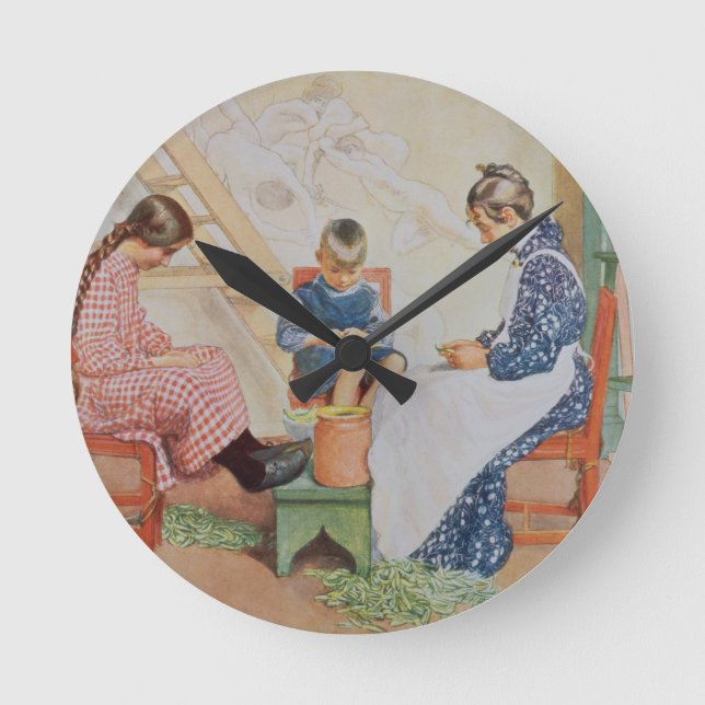 Horloge Ronde Décorticage des pois, pub. dans "Lasst Licht (Recto)