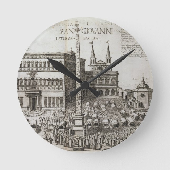 Horloge Ronde Dedication of the Obelisk in the Basilica (Recto)