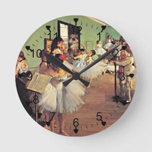 Horloge Ronde Degas : The Dance Class, 1874