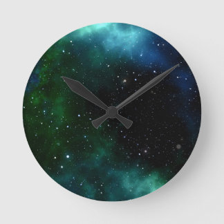 Horloge Ronde Dégradé de galaxie d'étoiles