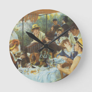 Horloge Ronde Déjeuner de la fête nautique par Pierre Renoir