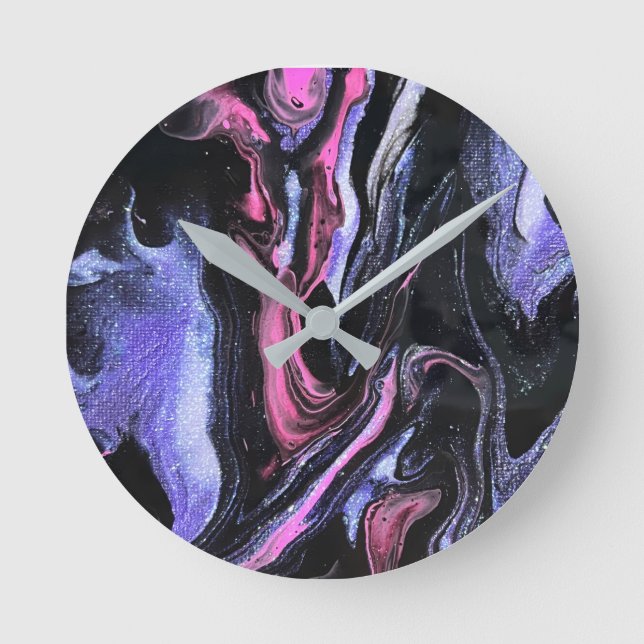 Horloge Ronde Dérive de Galaxie (Recto)