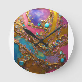Horloge Ronde design d'art moderne
