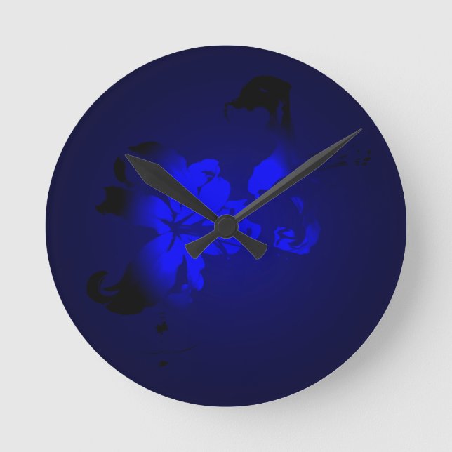 Horloge Ronde Design irlandais - La collection Flower (Recto)