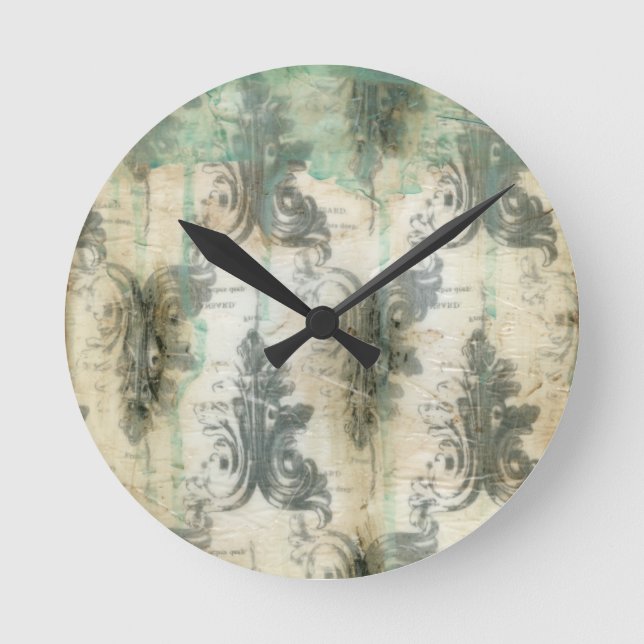 Horloge Ronde Design moderne Fleur De Lis (Recto)