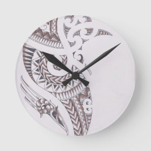 Horloge Ronde designer maori