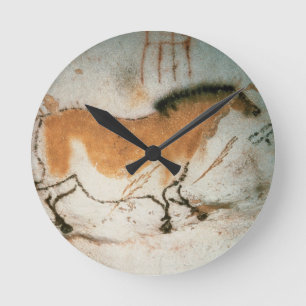 Horloge Ronde Dessins de grotte Lascaux Dessins préhistoriques f
