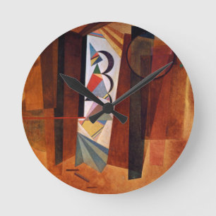 Horloge Ronde Développement de Kandinsky dans la peinture Abstra