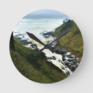 Horloge Ronde Devil's Churn, Cape Perpetua, Côte de l'Oregon