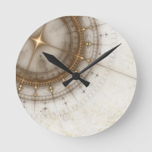 Horloge Ronde Diagramme nautique antique, grunge
