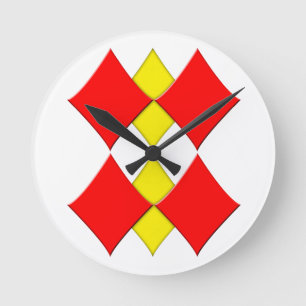 Horloge Ronde Diamants